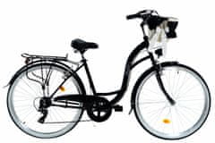 Davi  Emma Női kerékpár 7 fokozat 28″, Fonott, 160-185 cm magasság, Fekete