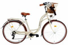 Davi  Emma Női kerékpár 7 fokozat 28″, Fonott, 160-185 cm magasság, Kávébarna