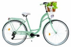 Davi  Emma Női kerékpár 7 fokozat 28″, Fonott, 160-185 cm magasság, Zöld