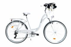 Davi  Maria Alumínium Női kerékpár 7 fokozat 28″, Fonott, 160-185 cm magasság, Fehér