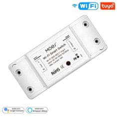 Moes Tuya Smart Life 16A WiFi relé időzítővel, áram- és feszültségméréssel