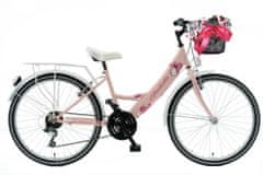 Kands  Giulietta Gyerek kerékpár 130-165 cm magasság 24'', Rózsaszín