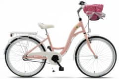 Kands  Olivia 24'' Gyerek kerékpár 130-165 cm magasság Alumínium, Rózsaszín