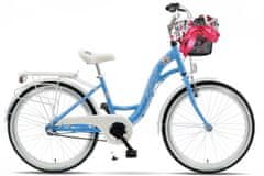 Kands  Olivia 24'' Gyerek kerékpár 130-165 cm magasság Alumínium, Kék