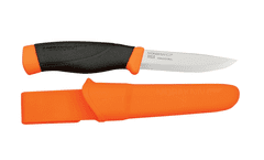 Morakniv 11824 Companion F Narancssárga kültéri kés 10,4 cm, narancs, műanyag, gumi, műanyag tok