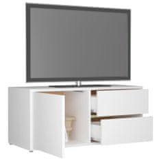 shumee fehér forgácslap TV-szekrény 80 x 34 x 36 cm