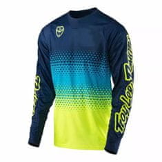 MUCKYNUTZ Downhill/MTB kerékpáros trikó Troy Lee kék-sárga