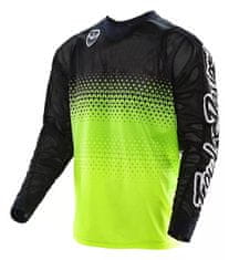 MUCKYNUTZ Troy Lee Downhill/MTB kerékpáros trikó fekete és sárga színben