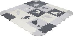 Matadi szürke habszivacs puzzle dinoszauruszok (28x28)
