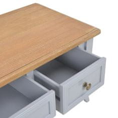 shumee 280050 TV Cabinet Grey 100x35x35 cm Wood