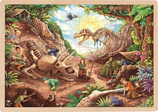 Goki Fa puzzle Dinoszaurusz ásatások 192 darab