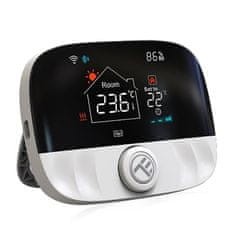 Tellur WiFi Smart Ambient Thermostat, TSH02-okos termosztát, fekete