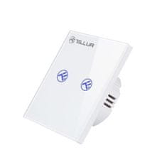 Tellur WiFi Smart Switch, 2 port, 1800 W, 10 A, fehér