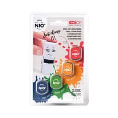 COLOP Little NIO bélyegzőlapok klasszikusok (4 db bélyegzőlap klasszikus színekben)