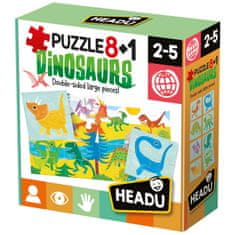 Headu Puzzle dinoszauruszok 9v1