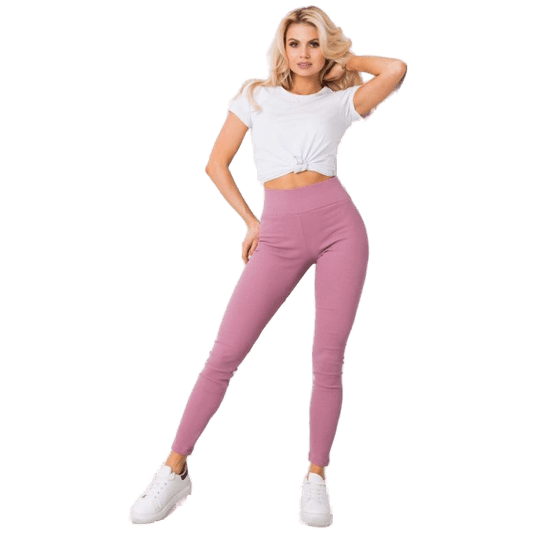 BASIC FEEL GOOD Női bordázott leggings Sanja rózsaszín RV-LG-6379.11X_363086