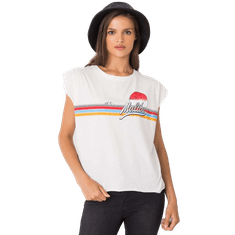 FANCY Női nyomtatott póló MALIBU ekrü színben FA-BZ-7139.73P_367634 Univerzális
