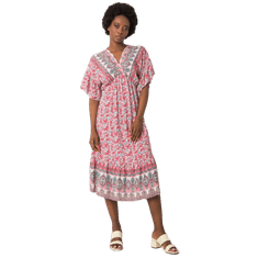 ITALY MODA Női mintás ruha SELKIE rózsaszínű DHJ-SK-13571.42P_369054 Univerzális