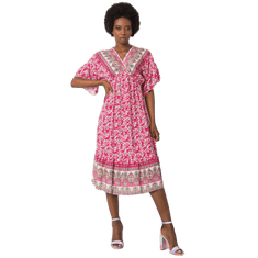 ITALY MODA Női mintás ruha SELKIE rózsaszínű DHJ-SK-13571.42P_369081 Univerzális
