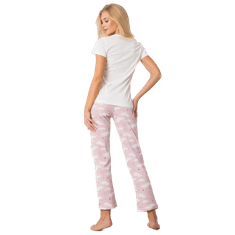 Factoryprice Női nyomtatott pizsama kétrészes ASIF fehér BR-PI-3256_378443 L