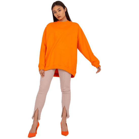 BASIC FEEL GOOD Női alap pulóver TWIST narancssárga RV-BL-5185.79P_384162