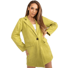 ITALY MODA Női gombos kabát IRMINA zöld DHJ-MA-15286.88_385167 XL