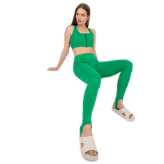 BASIC FEEL GOOD Csíkos leggings BASE zöld RV-LG-7985.65_387976 M