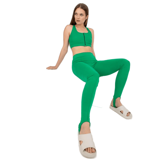 BASIC FEEL GOOD Csíkos leggings BASE zöld RV-LG-7985.65_387976