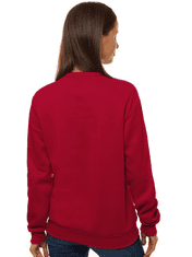 Ozonee Női kapucnis pulóver Ciruela sötét piros S