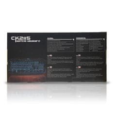Crono CK2115 - játék billentyűzet 3 színű háttérvilágítással, USB, CZ / SK, fekete
