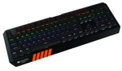 Canyon Gaming Keyboard HAZARD GK-6 amerikai elrendezésű, vezetékes, mechanikus, fényhatásokkal, 104 billentyű, 10 háttérvilágítási típus