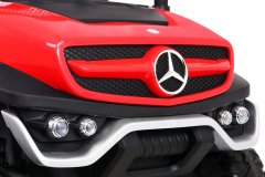 RAMIZ Mercedes benz elektromos gyermek jármű - terepjáró - piros színben