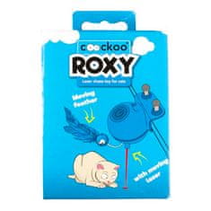 EBI COOCKOO ROXY Interaktív lézeres macskajáték 8x8x10,5cm kék