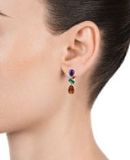 Viceroy Jellegzetes aranyozott fülbevaló kristályokkal Elegant 13096E100-39