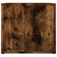 shumee füstös tölgyszínű szerelt fa éjjeliszekrény 41 x 40 x 36 cm