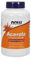 NOW Foods Acerola por, természetes C-vitamin, 170 g (6 oz)