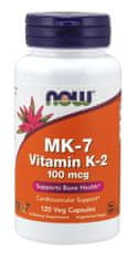 NOW Foods MK-7 K2-vitamin, 100 mcg, 120 növényi kapszula