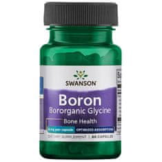 Swanson Boron az Albion Boroganic Glycine-től (Bór-glicinát), 6 mg, 60 kapszula