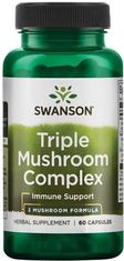 Swanson Triple Mushroom Standardized Complex (Maitake, Reishi, Shiitake), 60 kapszula
