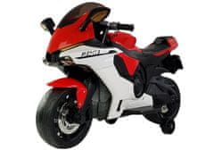 Lean-toys TR1603 Akkumulátor motorkerékpár piros