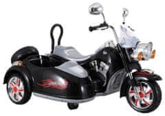 Lean-toys SX138 újratölthető motorkerékpár Fekete