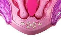 Lean-toys Zenedoboz állványon mikrofon hangszóró rózsaszínű
