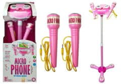 shumee Mikrofon Rózsaszín Karaoke Kit állvány Telefon