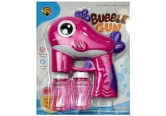 Lean-toys Szappanbuborék pisztoly elemmel rózsaszín