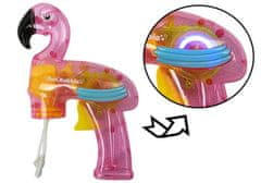 Lean-toys Szappanbuborék pisztoly flamingó rózsaszín