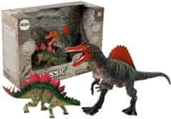 Lean-toys Dinoszaurusz Spinosaurus, Stegosaurus figurakészlet