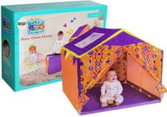 Lean-toys Színes gyermek házi sátor 112 cm x 110 cm x 102 cm