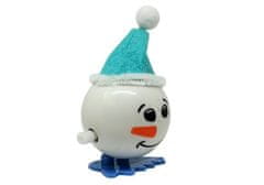 Lean-toys Csavaros karácsonyi játékkészlet 12 db Pingvin Rénszarvas Hóember Hóember Télapó