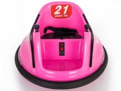 Lean-toys Akkumulátoros jármű S2688 rózsaszín