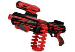 Lean-toys Nagyméretű pisztolypuska habpatronokkal 40 db piros/fekete célzókészülékkel